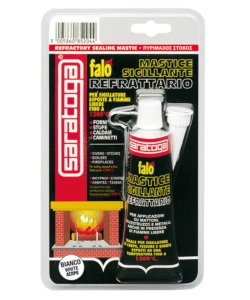 MASTICE REFRATTARIO BIANCO IN BLISTER 50ML - SARATOGA.